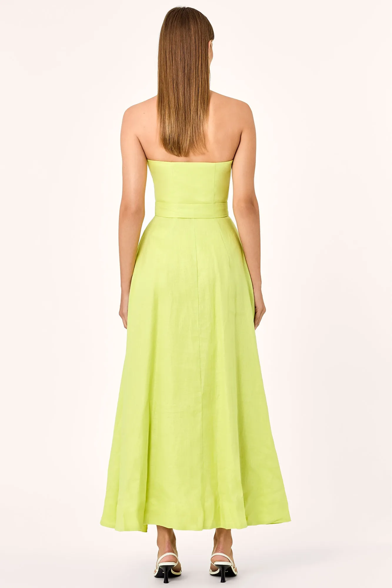 Amalthea Midi Dress - Citrine