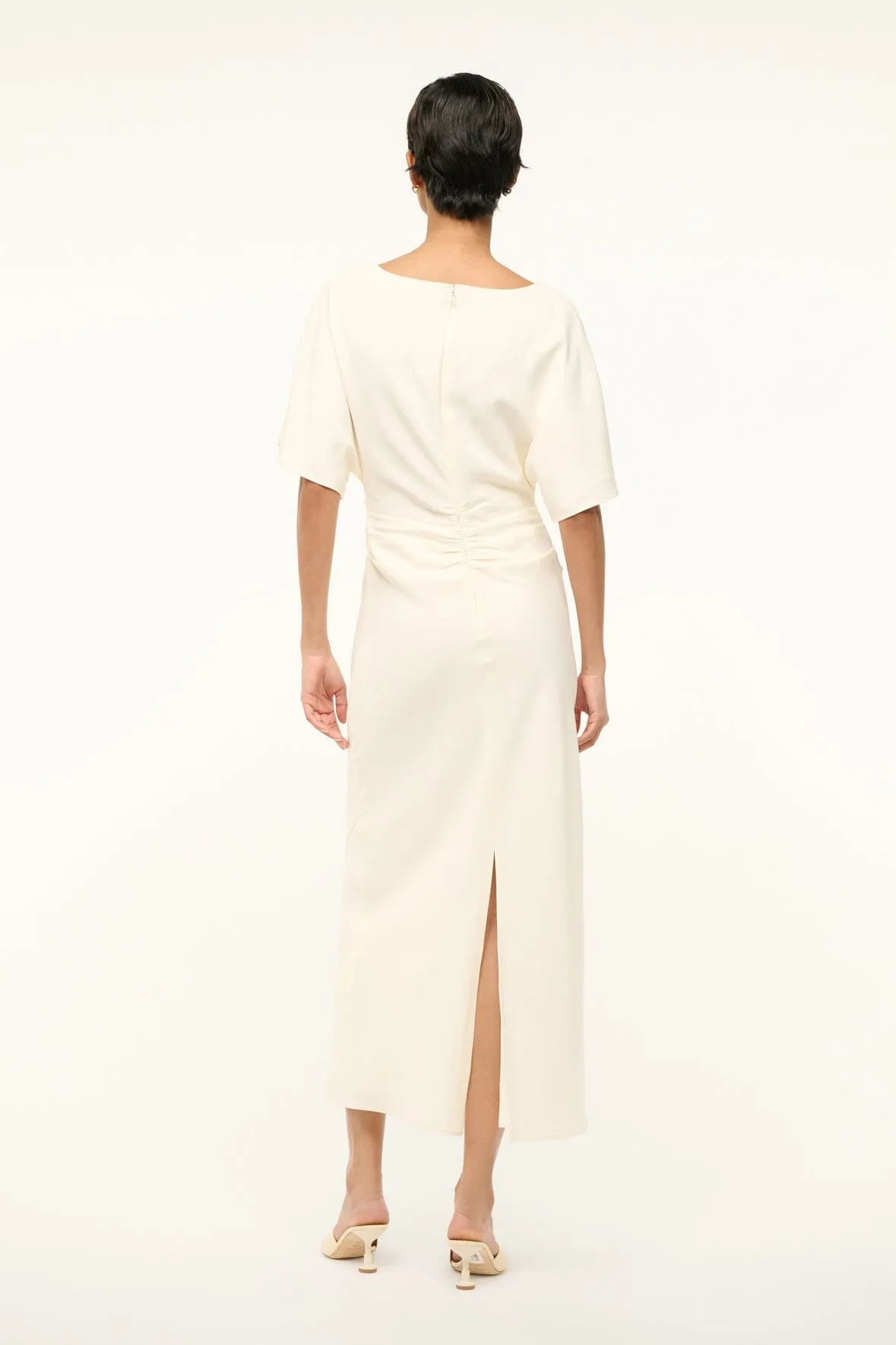AMELIE MIDI DRESS | IVORY