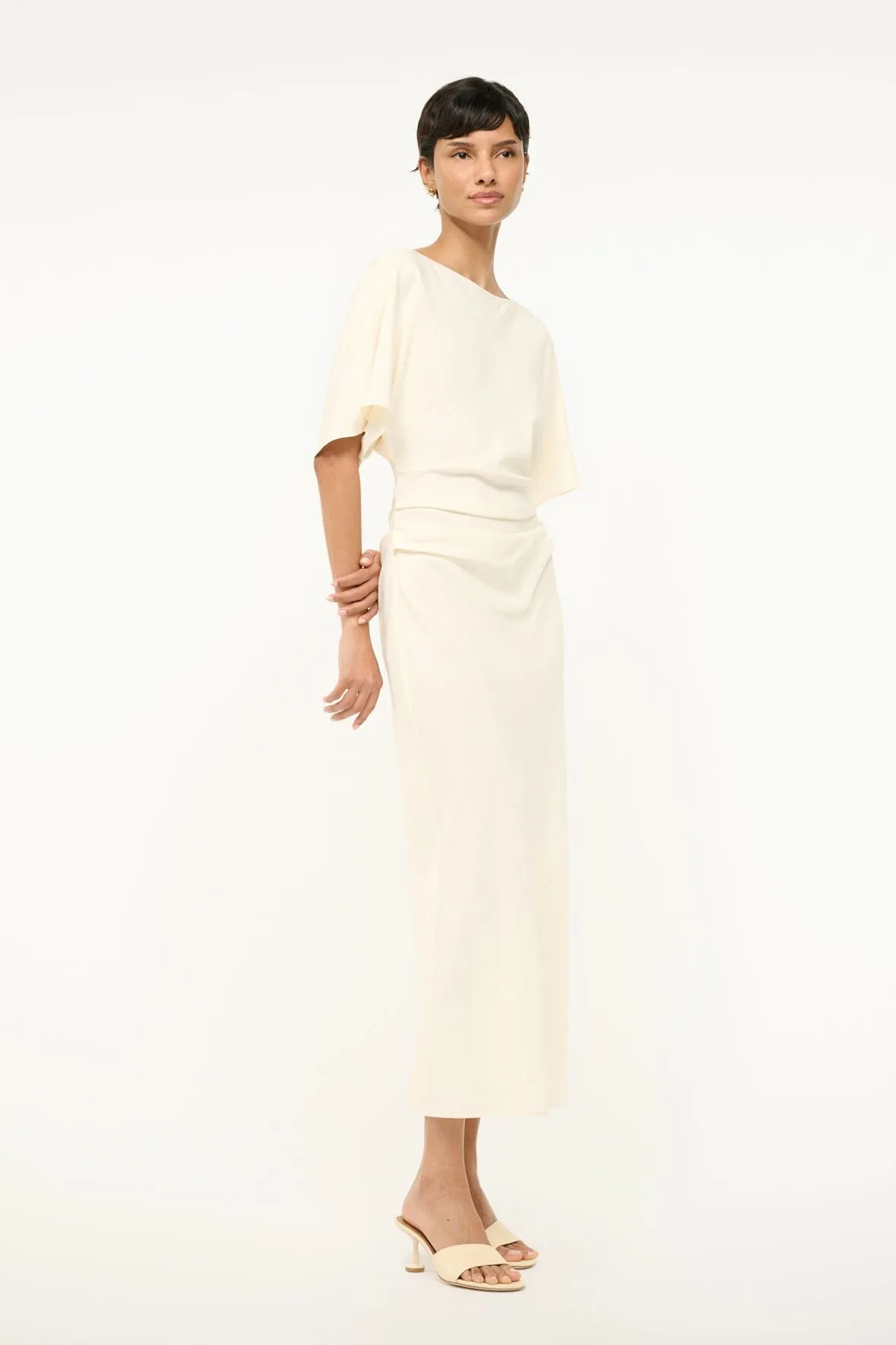 AMELIE MIDI DRESS | IVORY