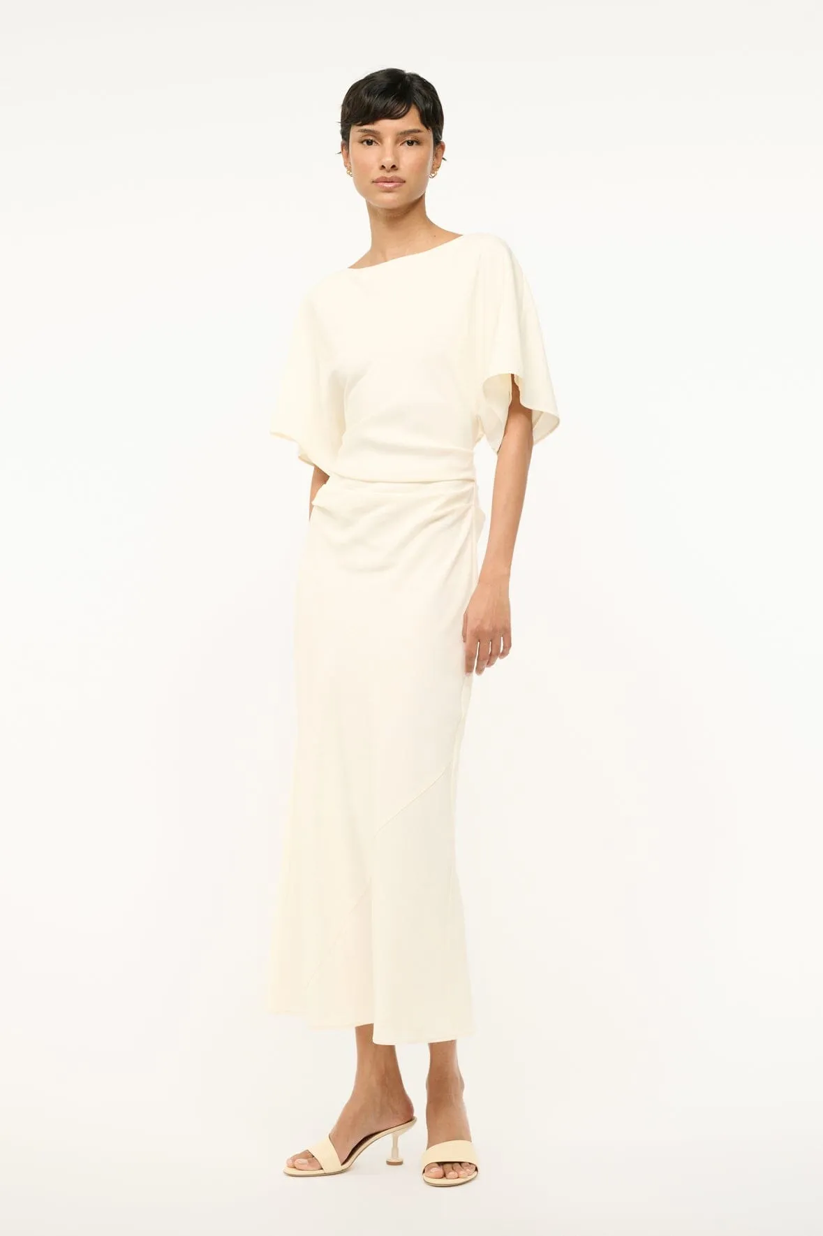AMELIE MIDI DRESS | IVORY