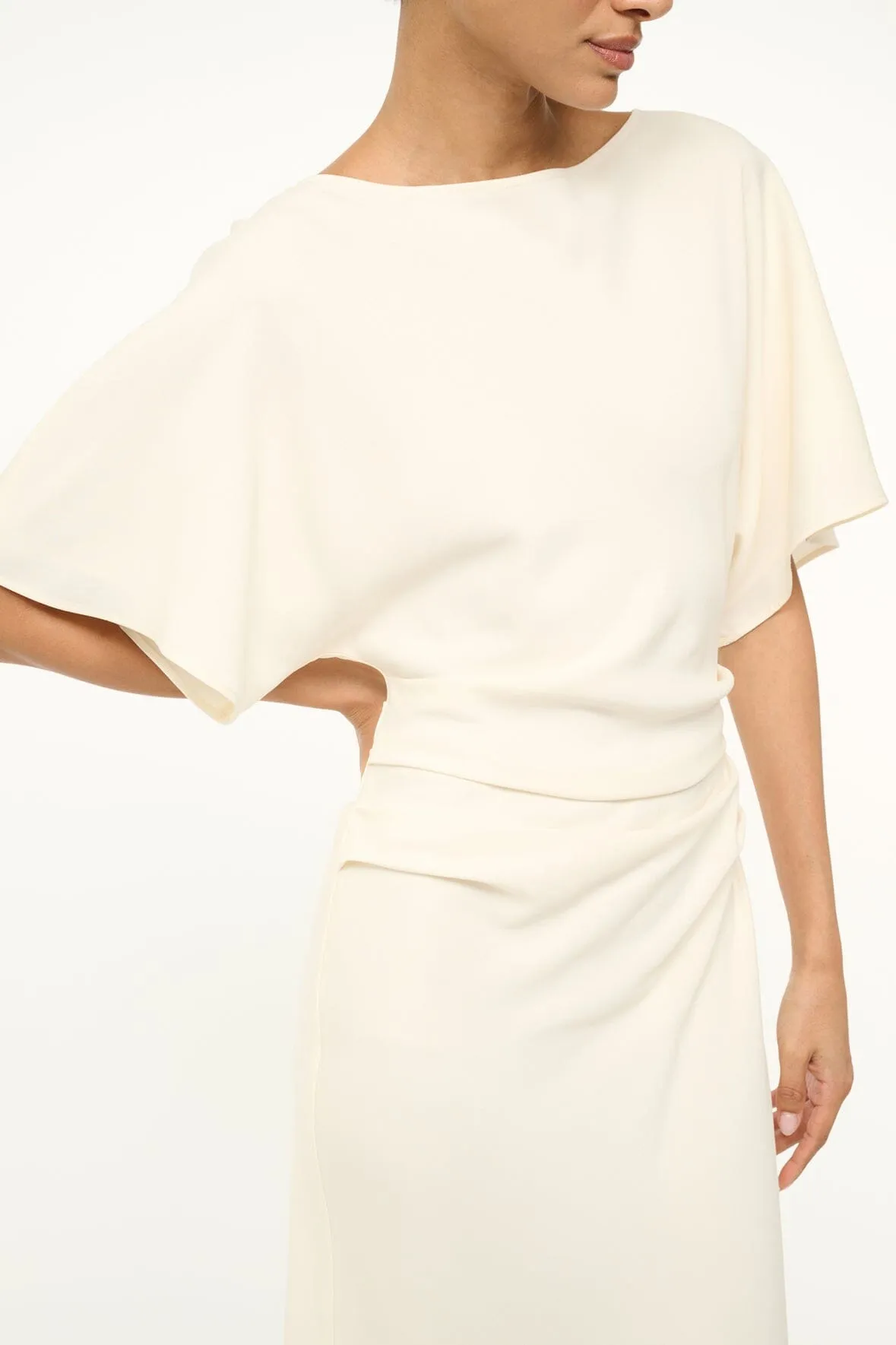 AMELIE MIDI DRESS | IVORY