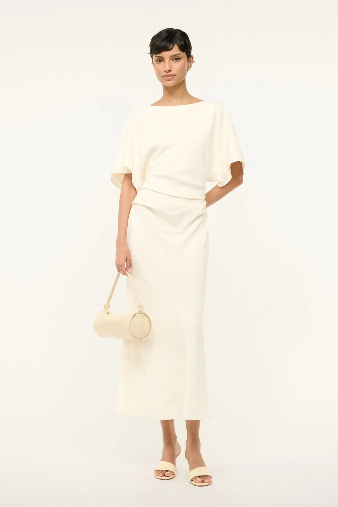 AMELIE MIDI DRESS | IVORY