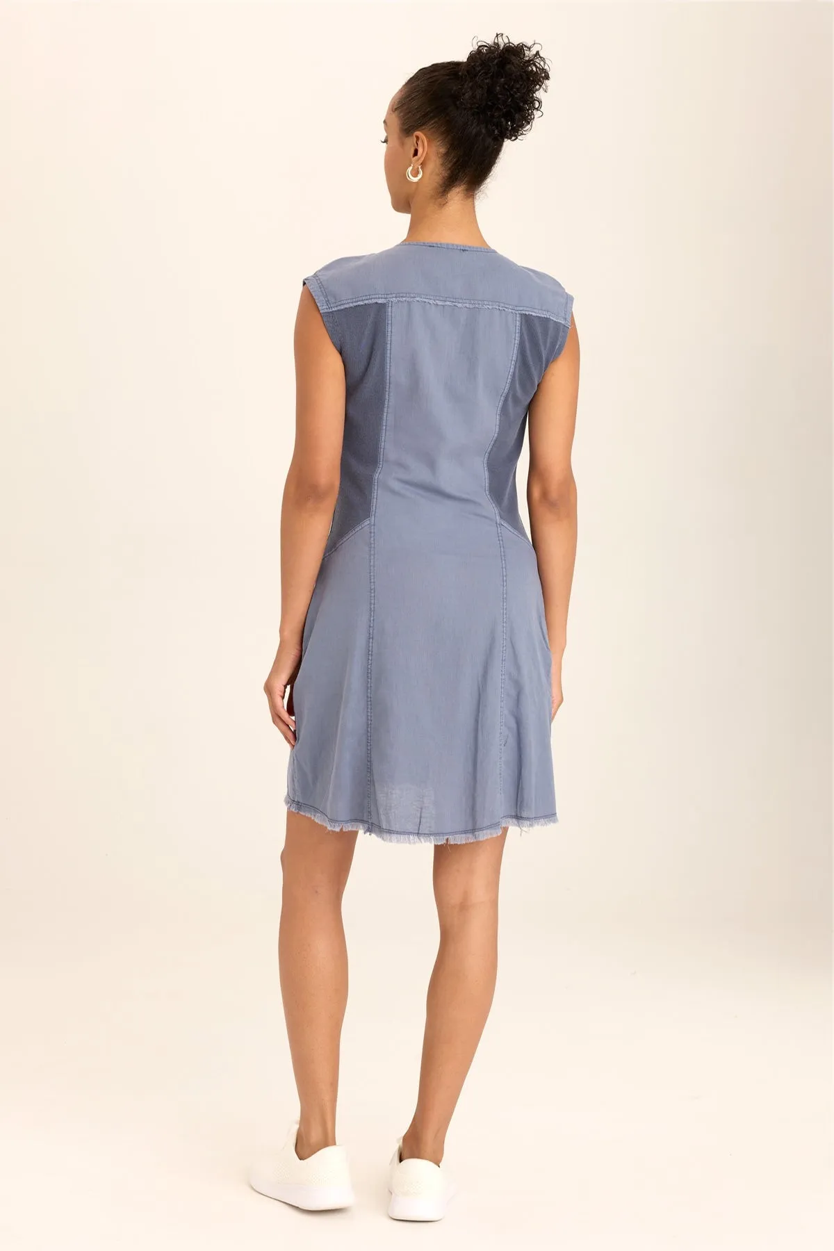 Austen Linen Mini Shirt Dress