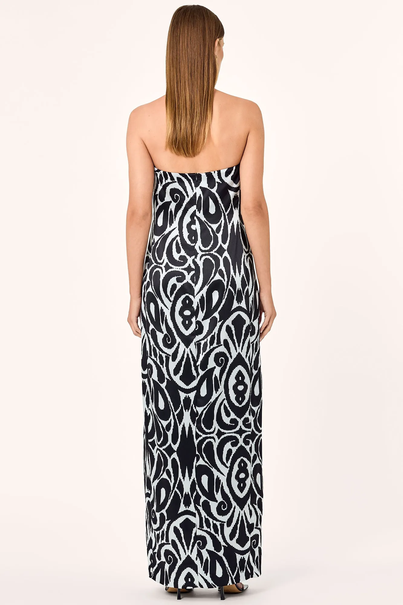 Axelie Strapless Gown - Ivory Inez
