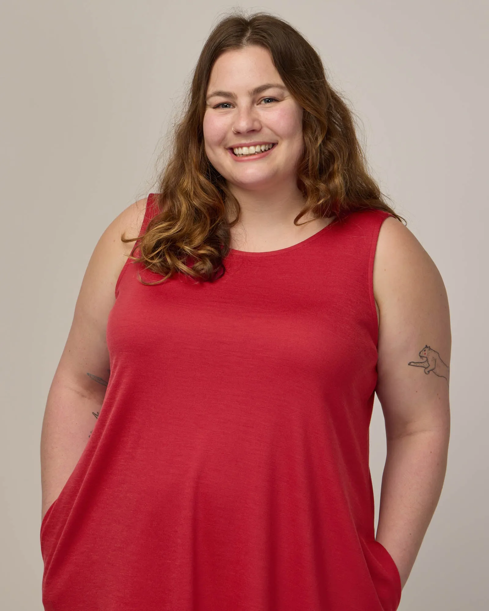 Camellia Tank Dress