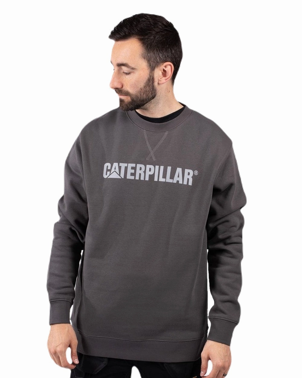 Caterpillar Mens Midweight Crewneck Sweatshirt