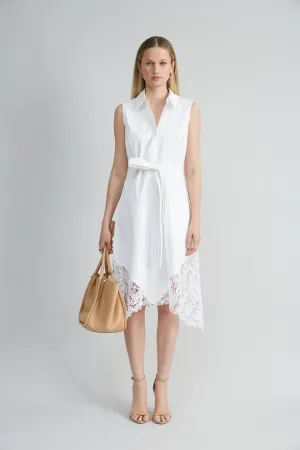 Cotton Lace Hem Dress