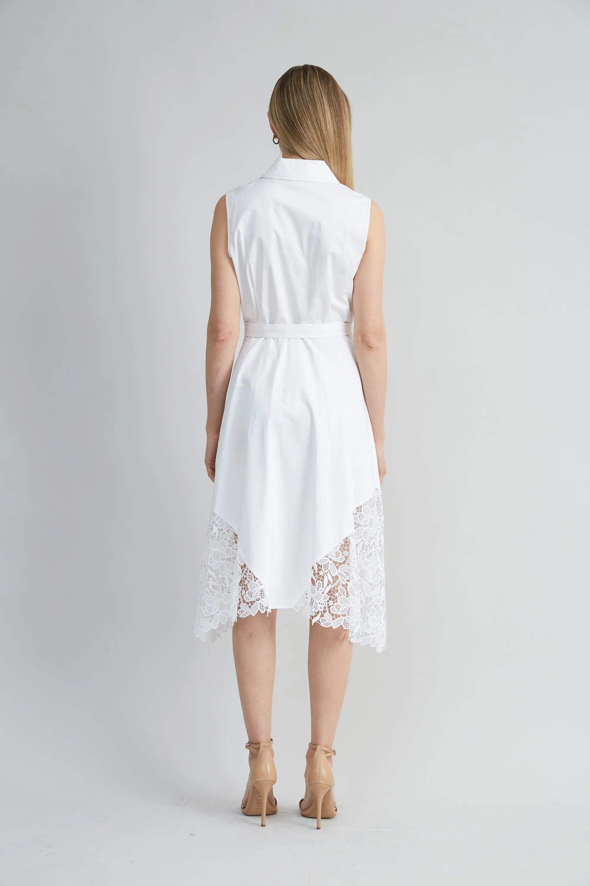 Cotton Lace Hem Dress