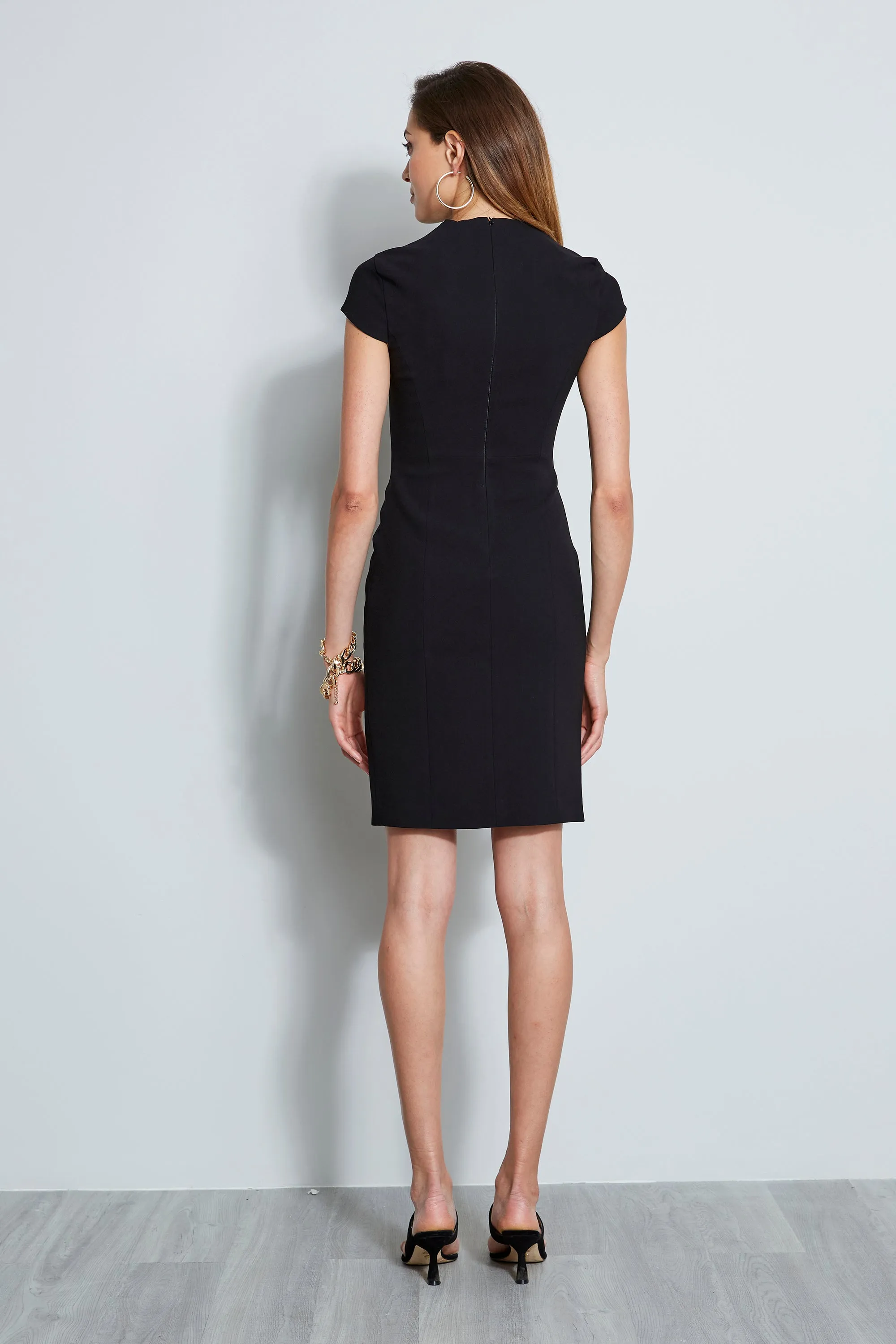Crepe Dart Dress