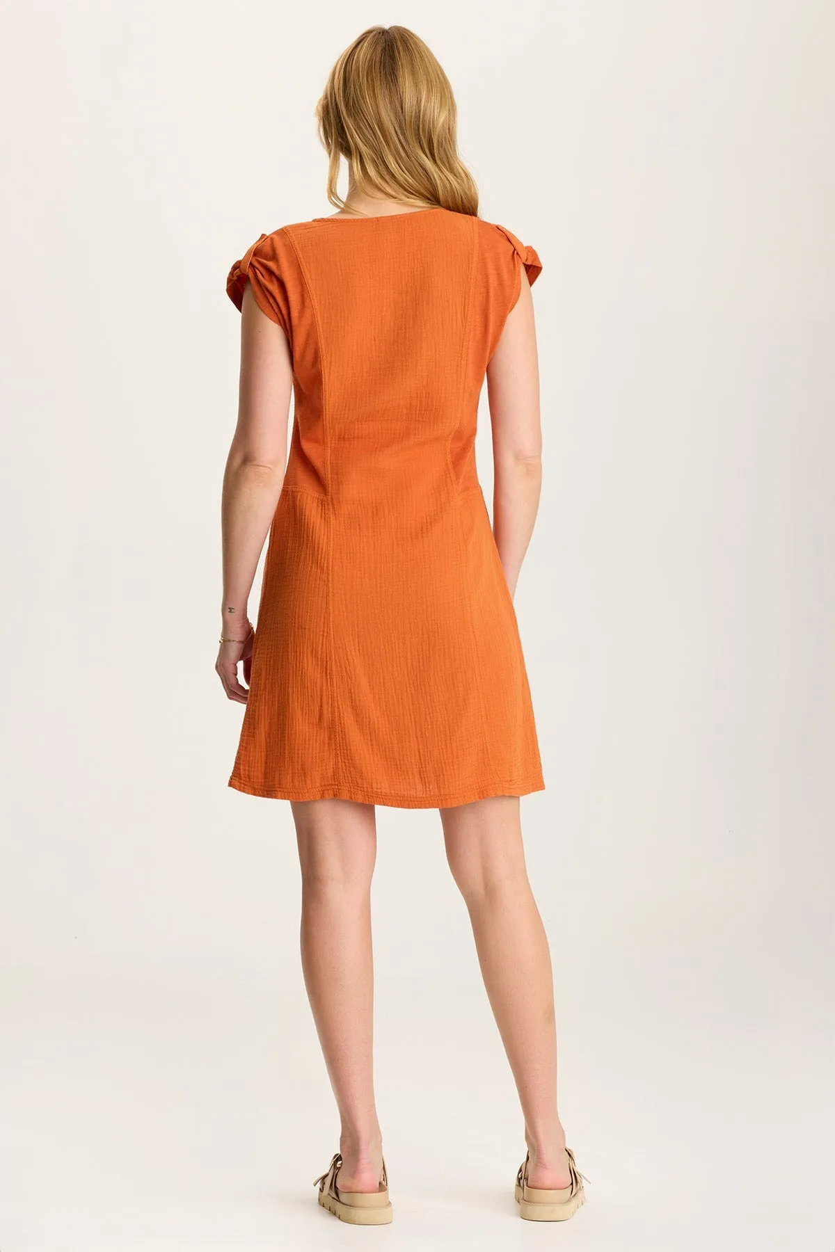 Crevin Lounge Dress in Plush Double Gauze