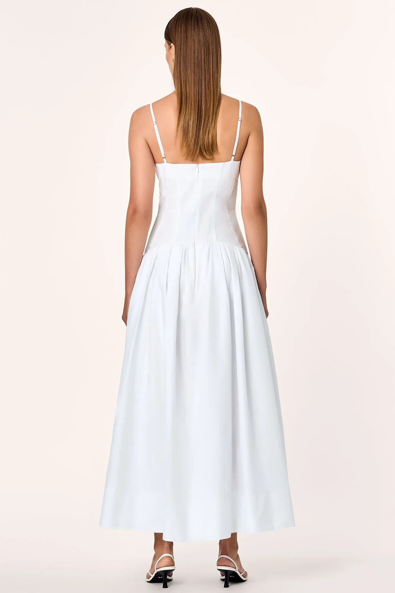 Dolma Midi Dress - White