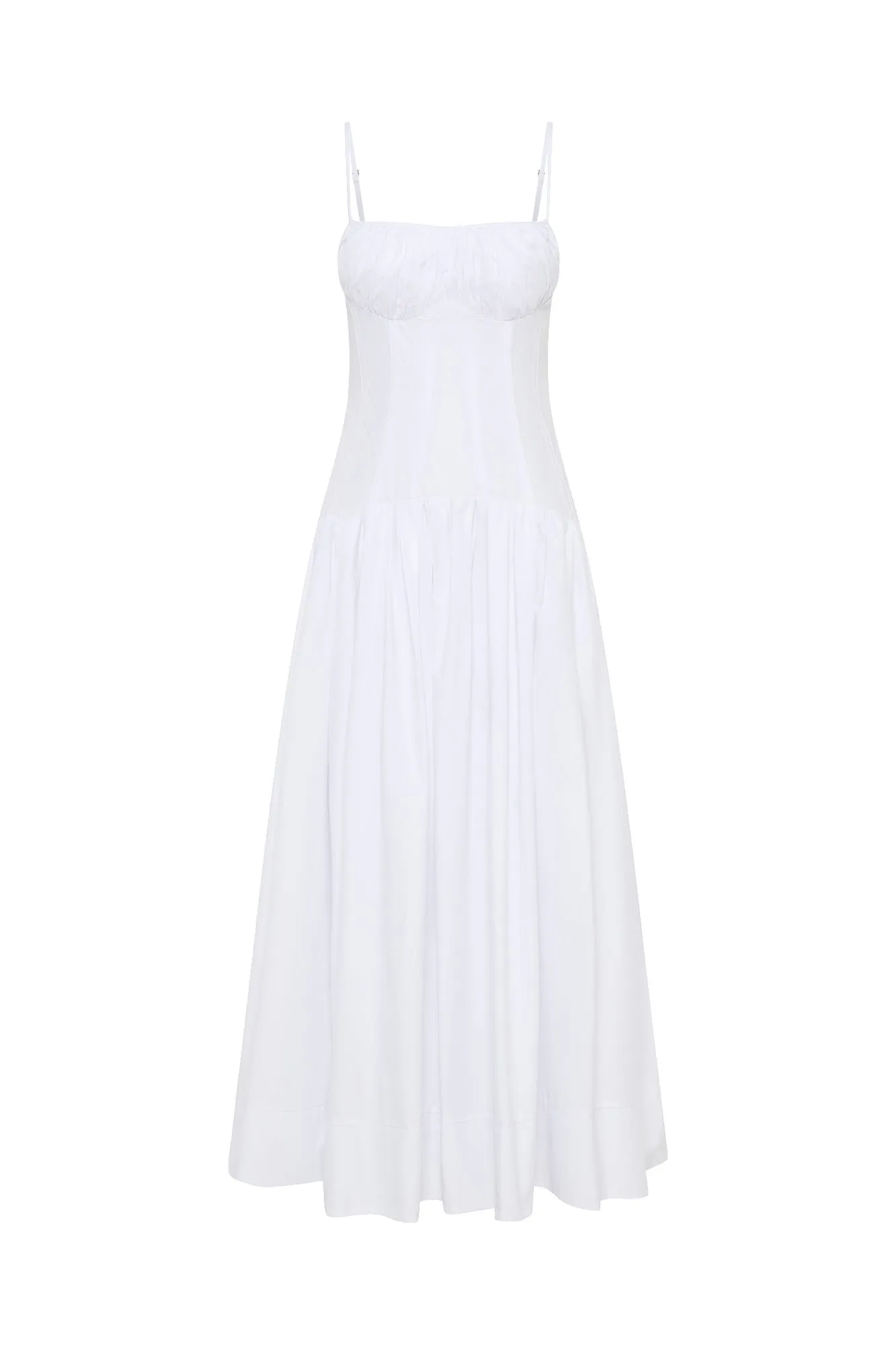 Dolma Midi Dress - White