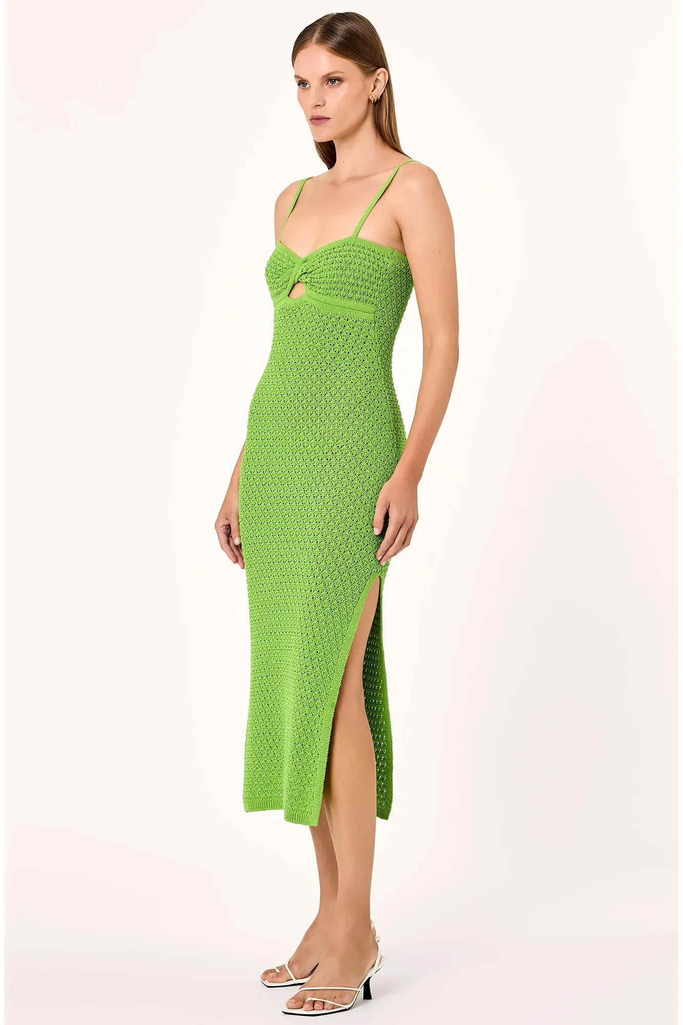 Elora Dress - Lime
