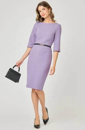 Fitted Dress with belt
