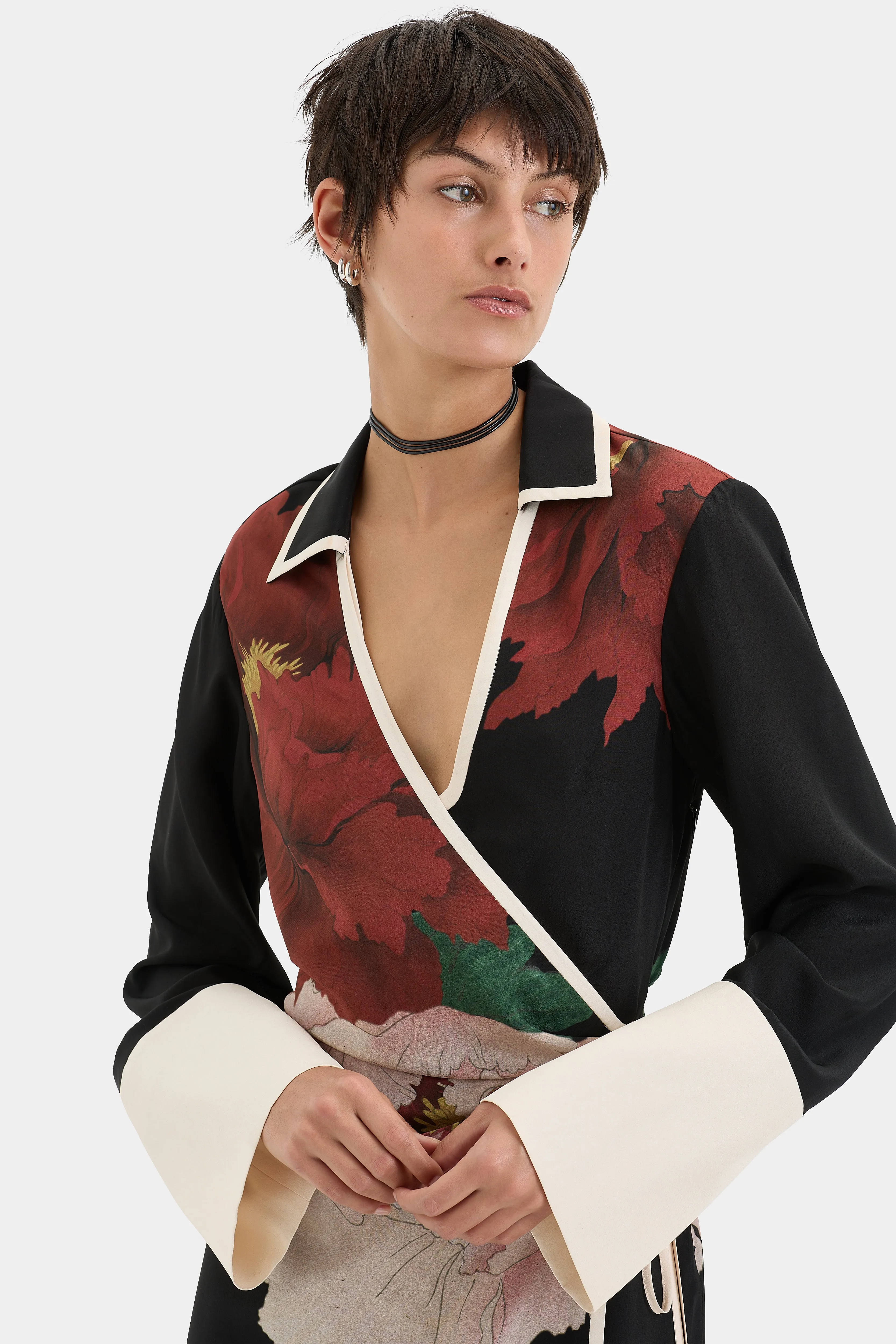 Florian Wrap Shirt Dress