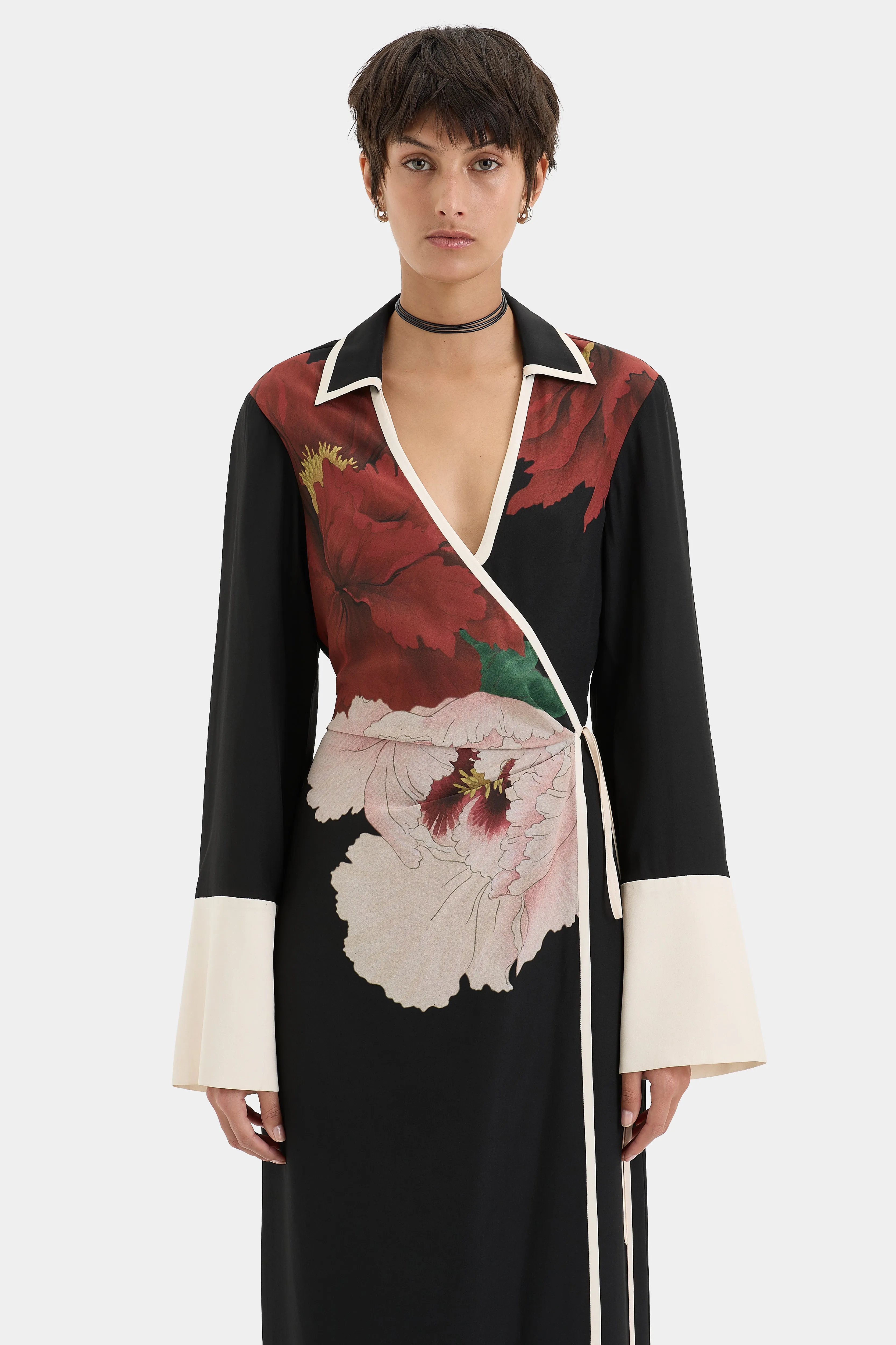 Florian Wrap Shirt Dress