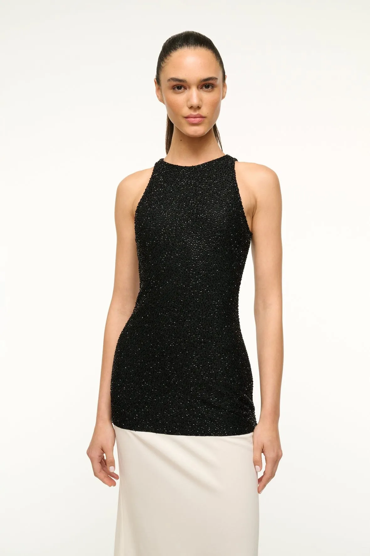 GABRIELLE DRESS | BLACK IVORY