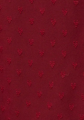 Gift Wrap Idea Dress in Wine