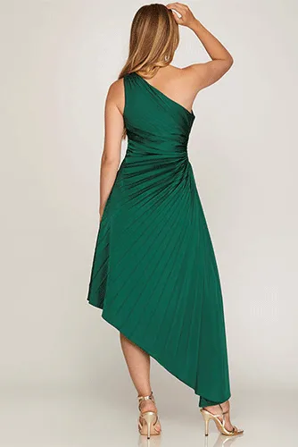 Glass of Bubbly Dress in Green