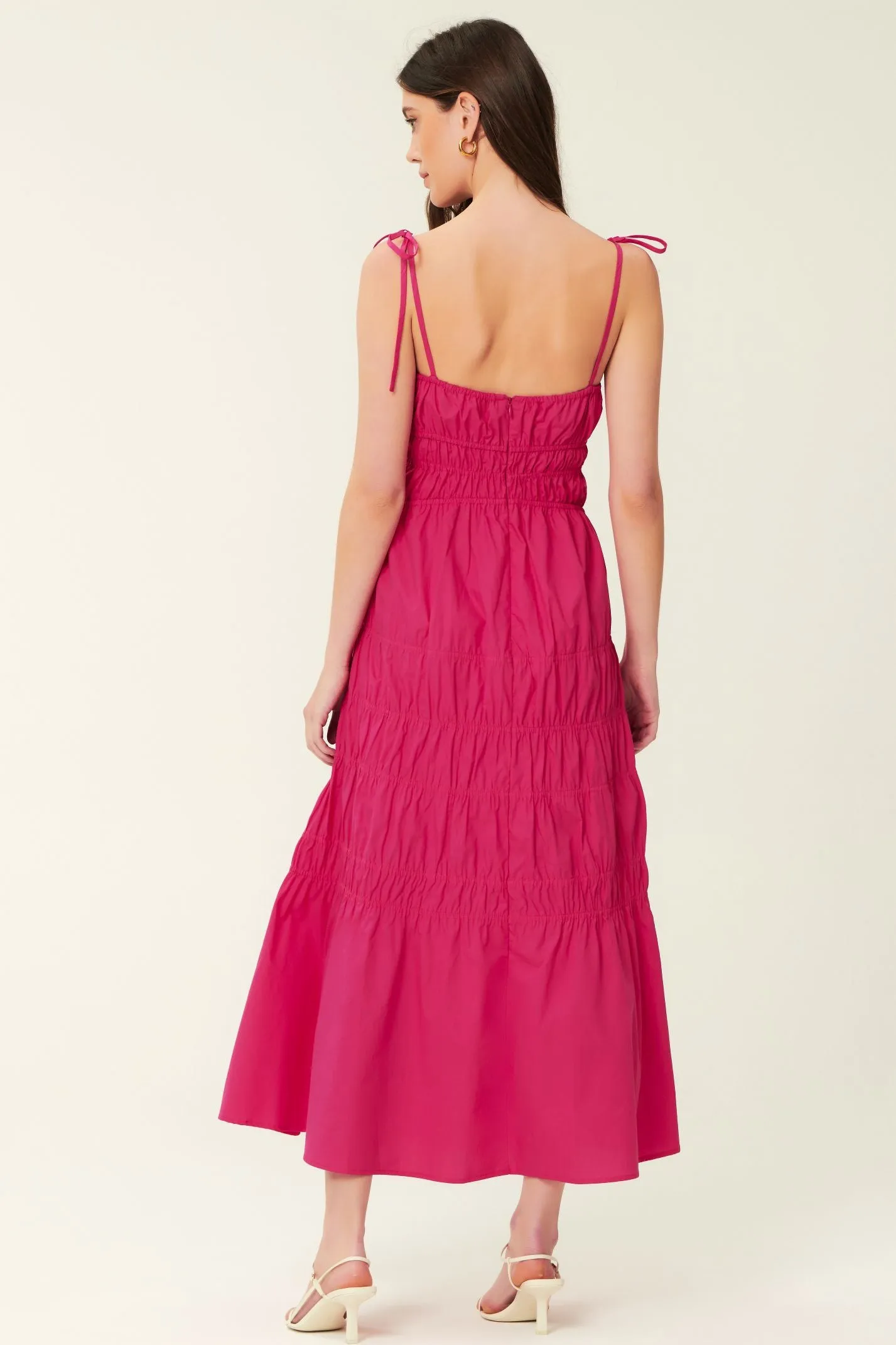 Halia Dress - Lipstick