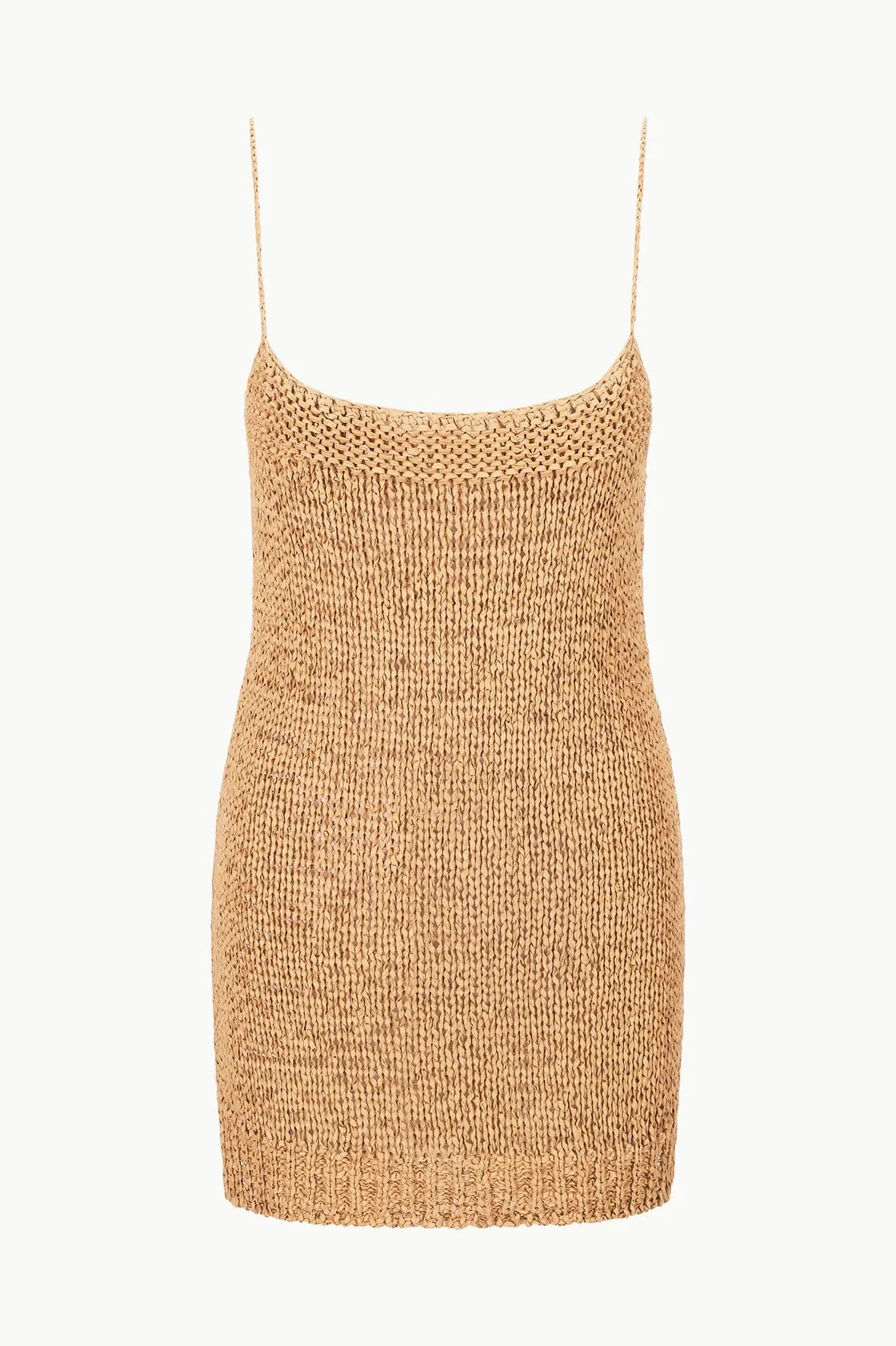 HAZE MINI DRESS | CAMEL