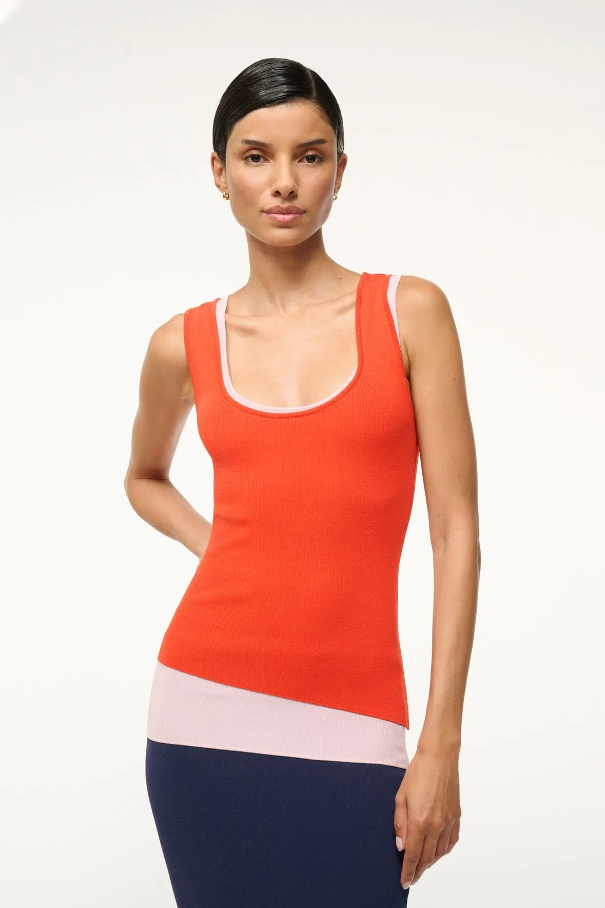 HERMOSA DRESS | CAYENNE NAVY CARNATION