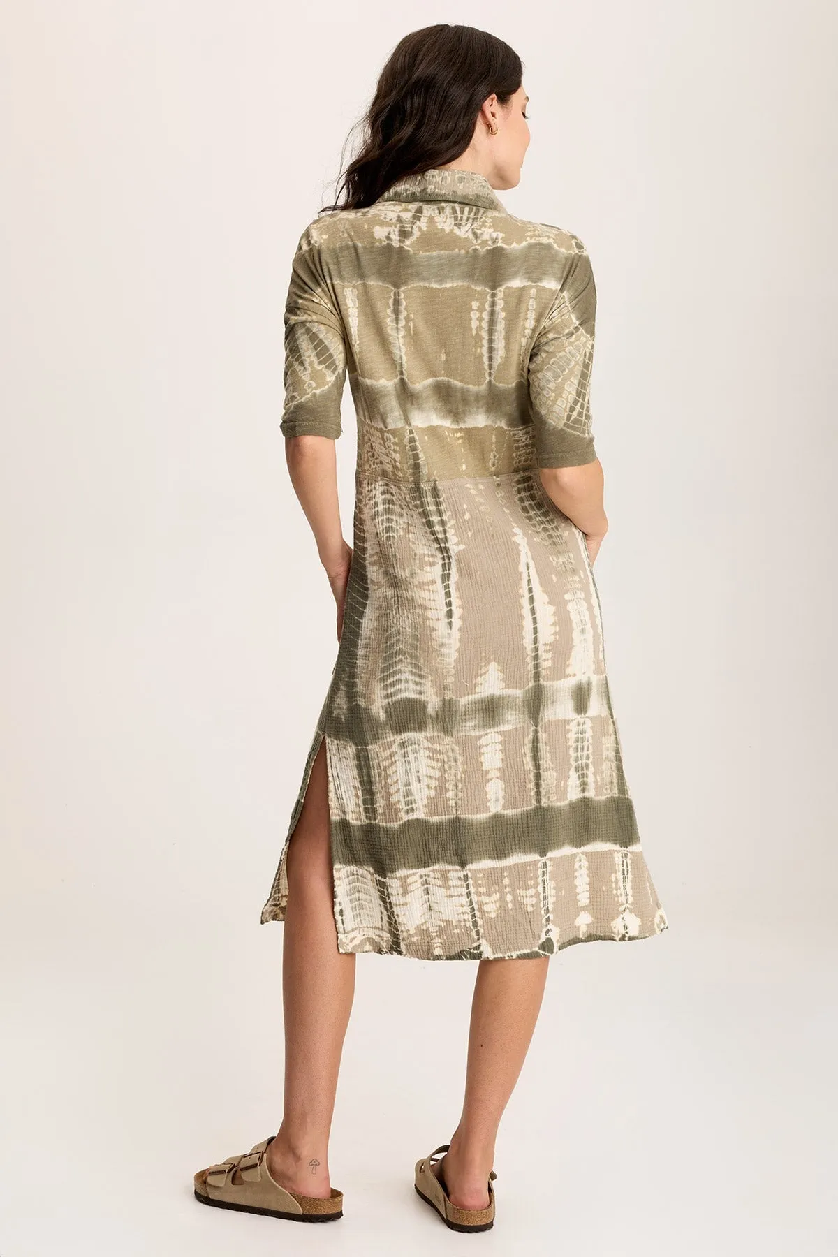 Hogue Gauze Duster Dress with Snap Front
