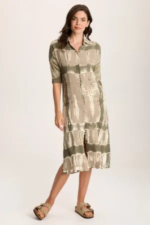 Hogue Gauze Duster Dress with Snap Front