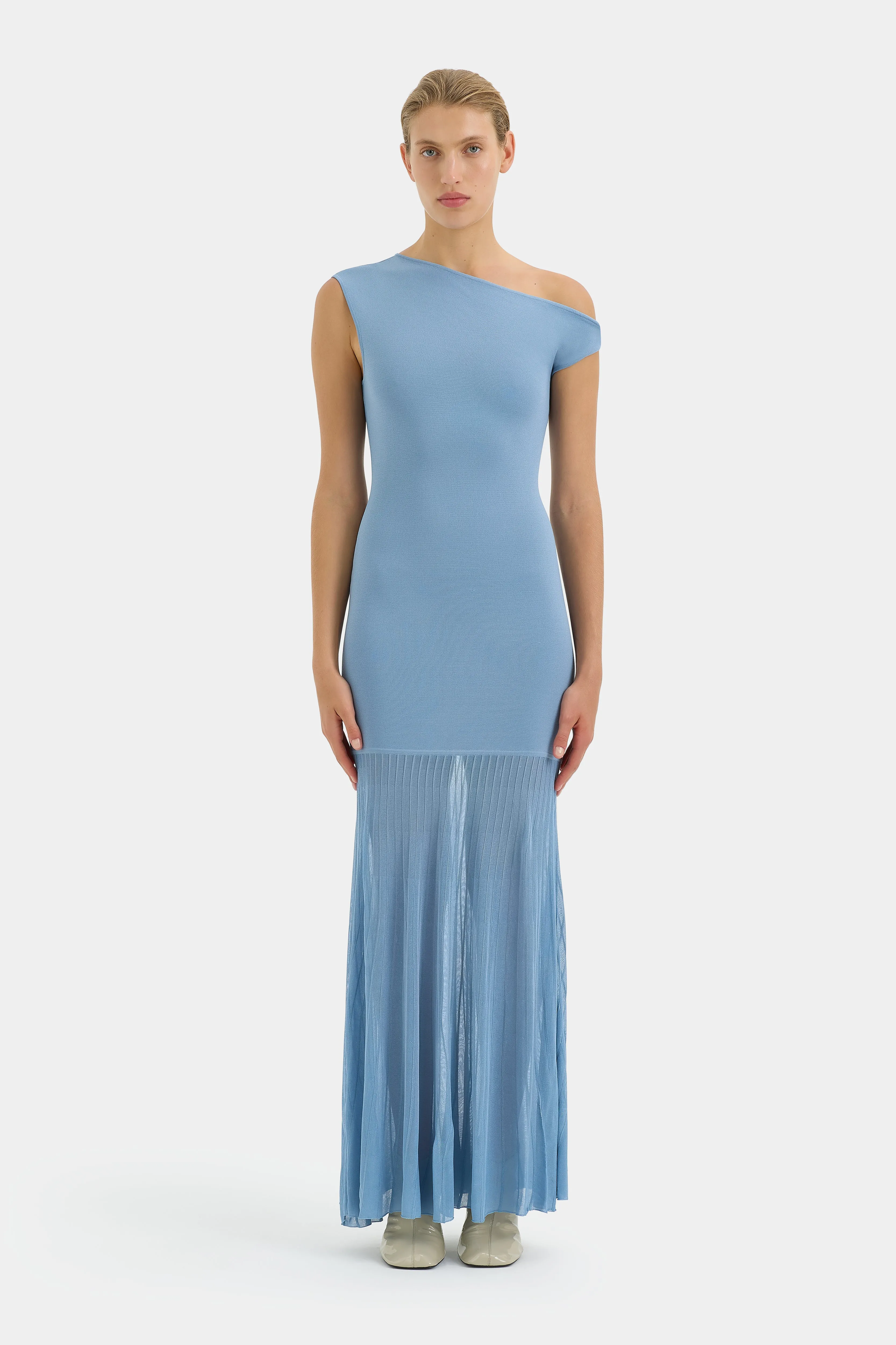 Indigo Twist Dress