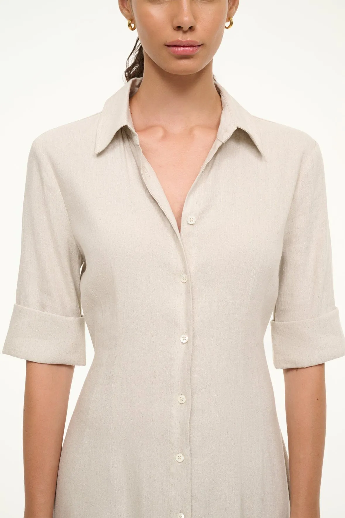 JOAN LINEN DRESS | NATURAL