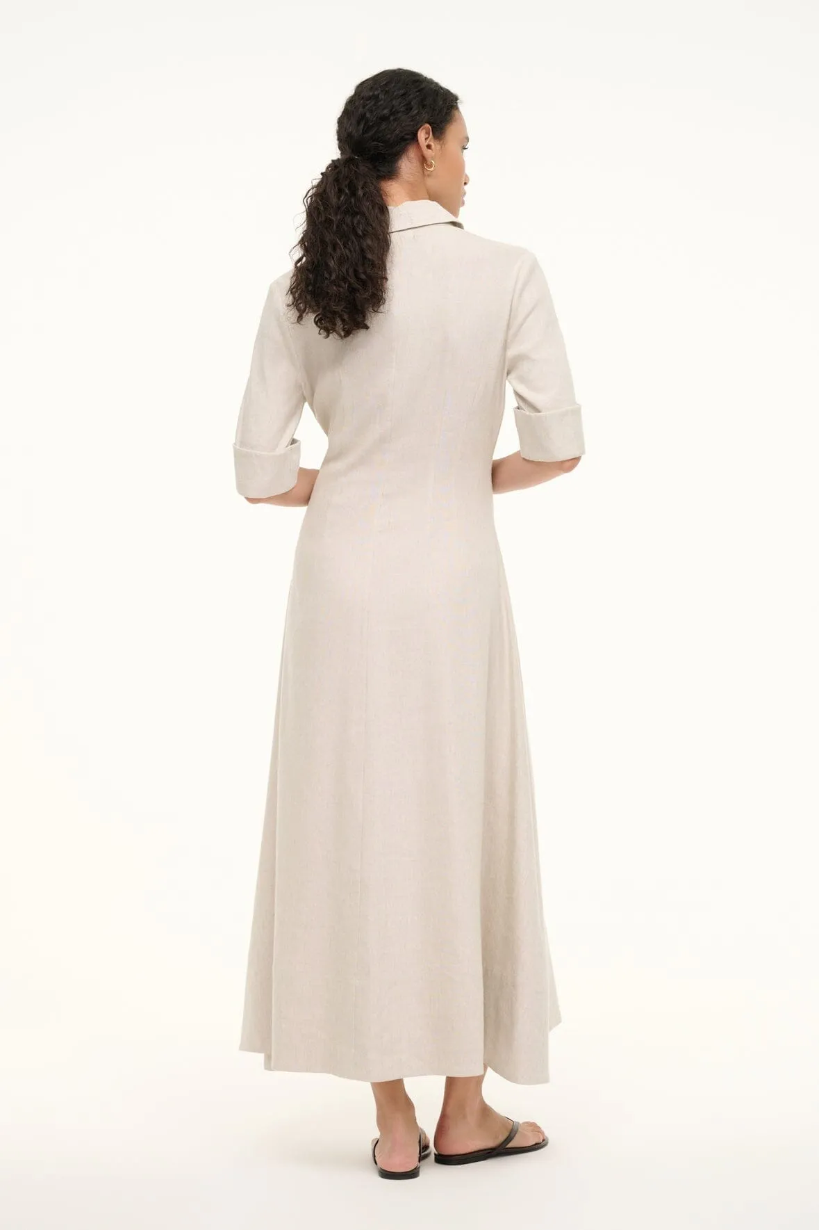 JOAN LINEN DRESS | NATURAL
