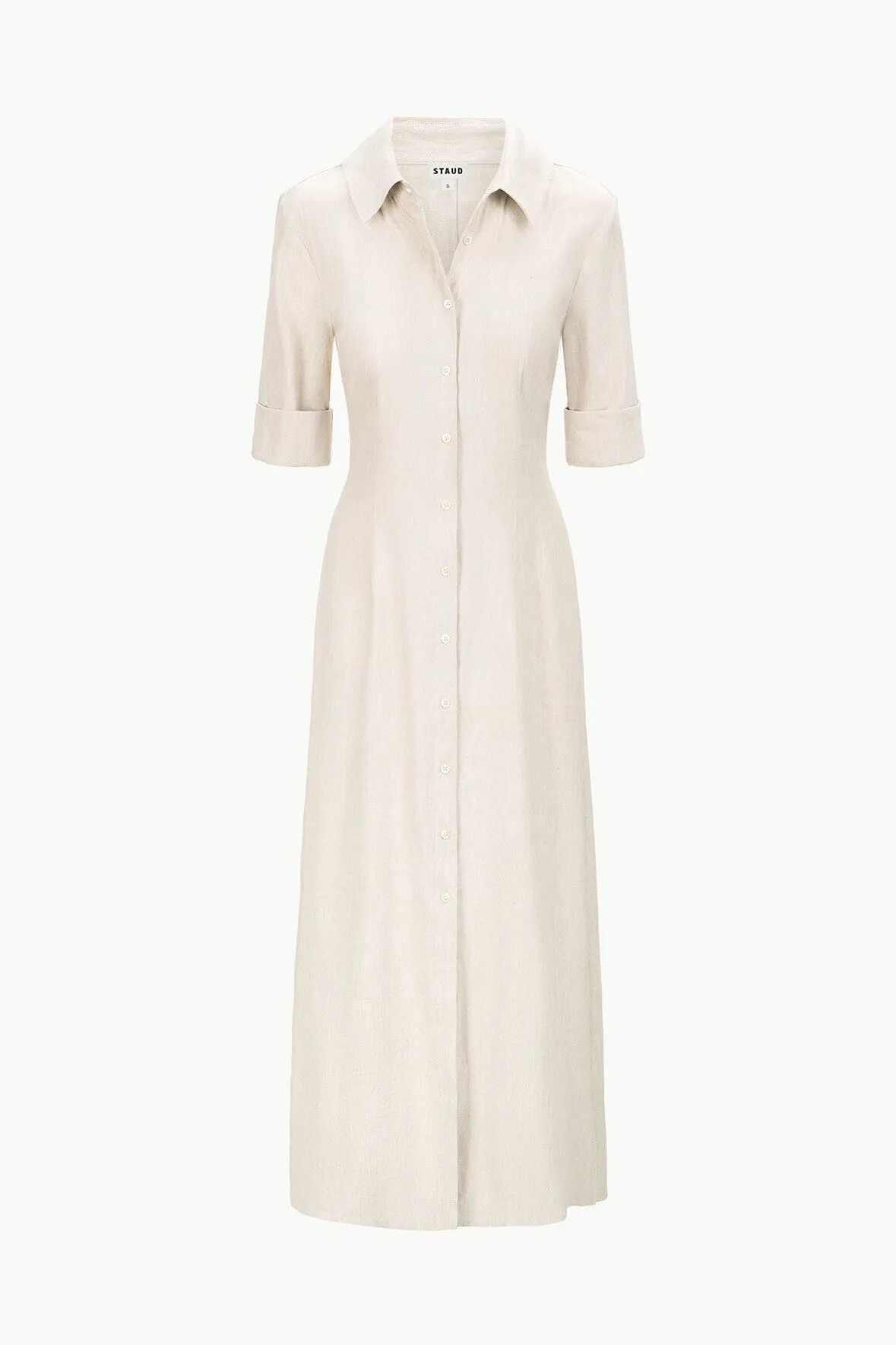 JOAN LINEN DRESS | NATURAL
