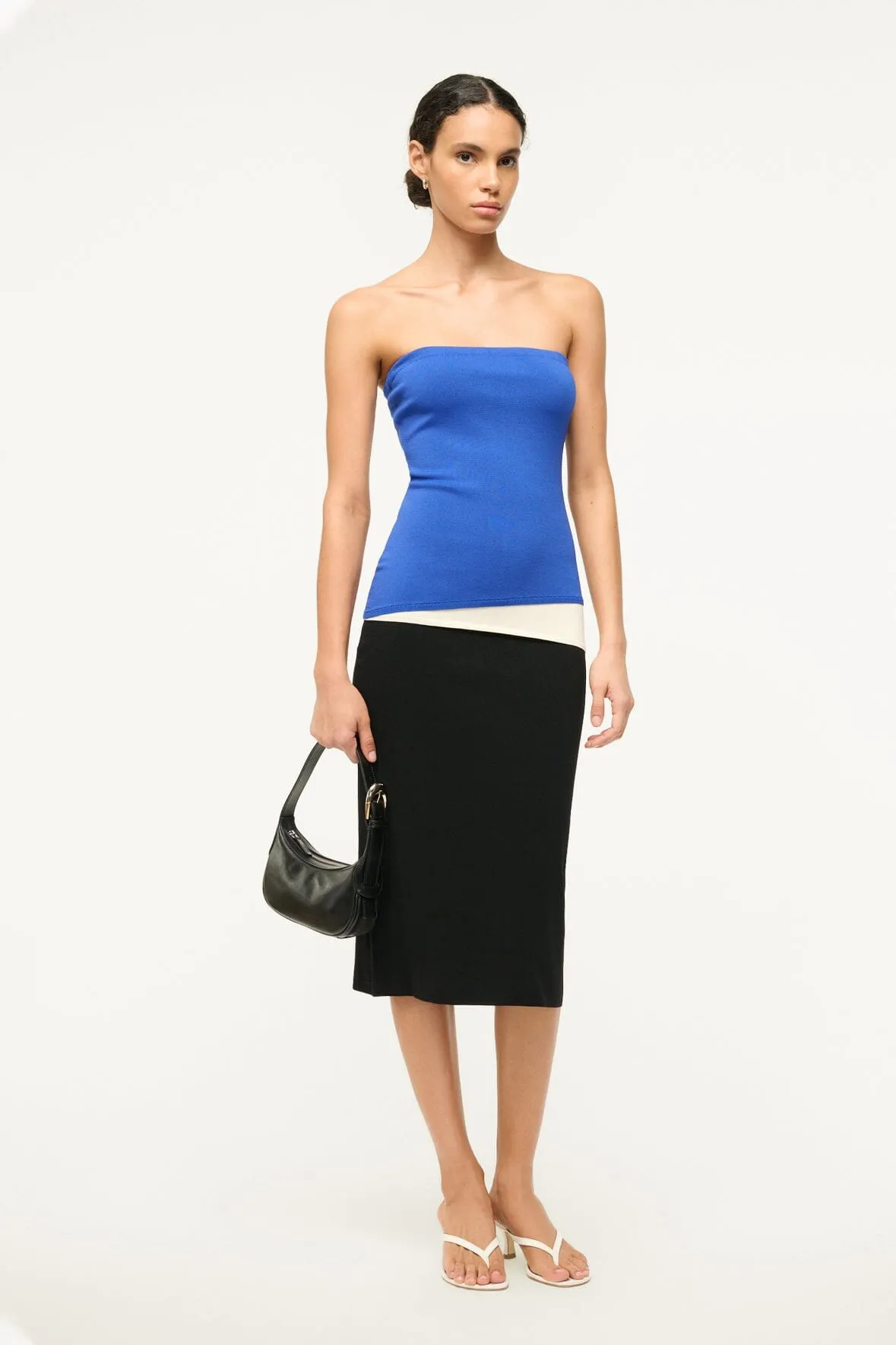 LA SERENA DRESS | DEEP SEA BLACK IVORY
