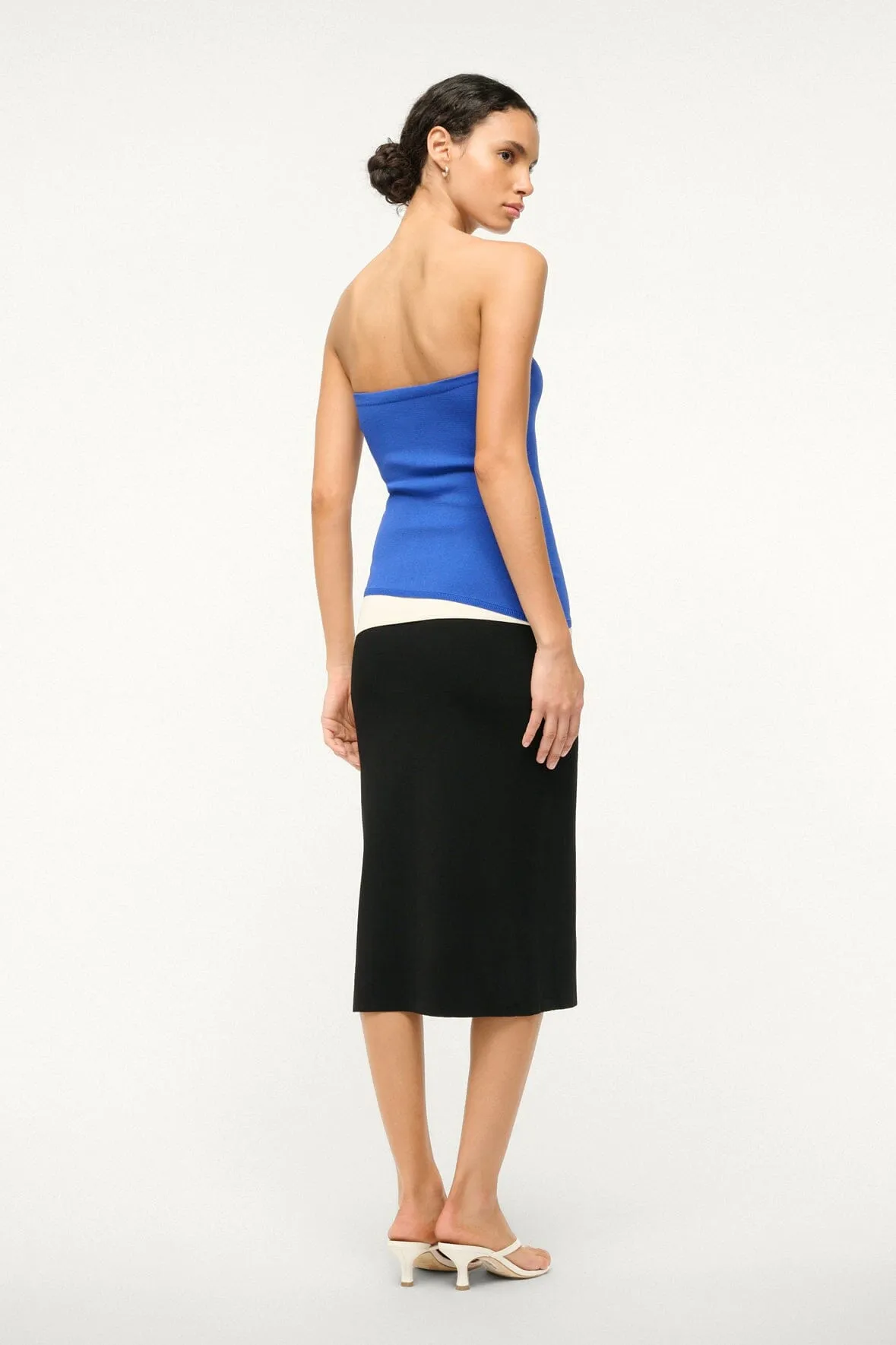 LA SERENA DRESS | DEEP SEA BLACK IVORY
