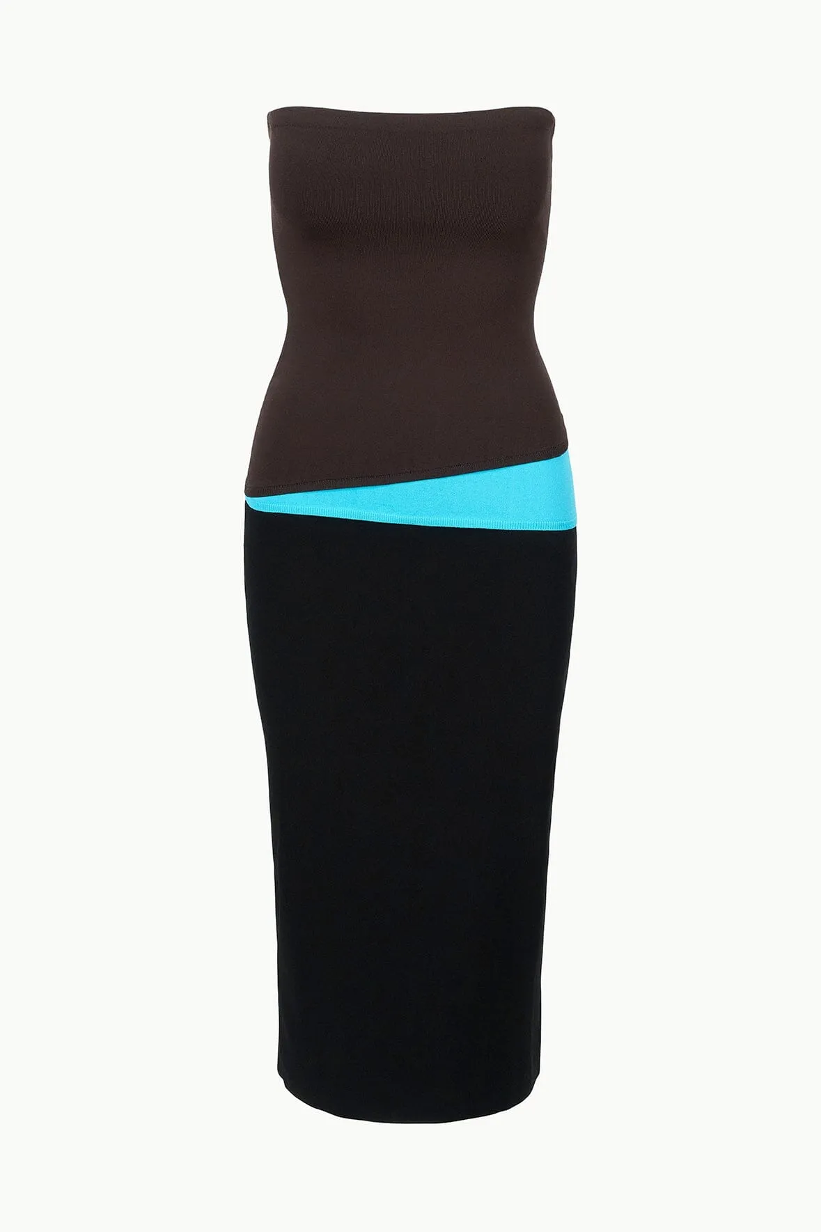 LA SERENA DRESS | EARTH AQUA BLACK
