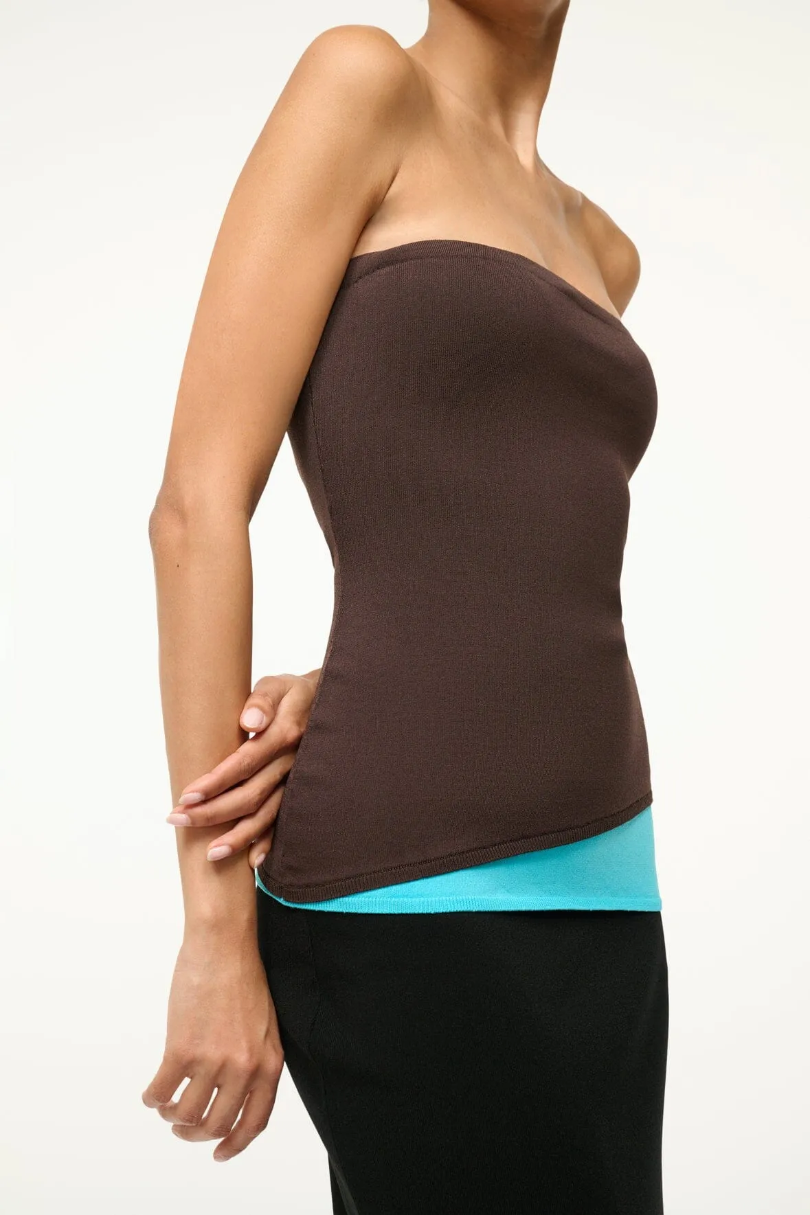LA SERENA DRESS | EARTH AQUA BLACK