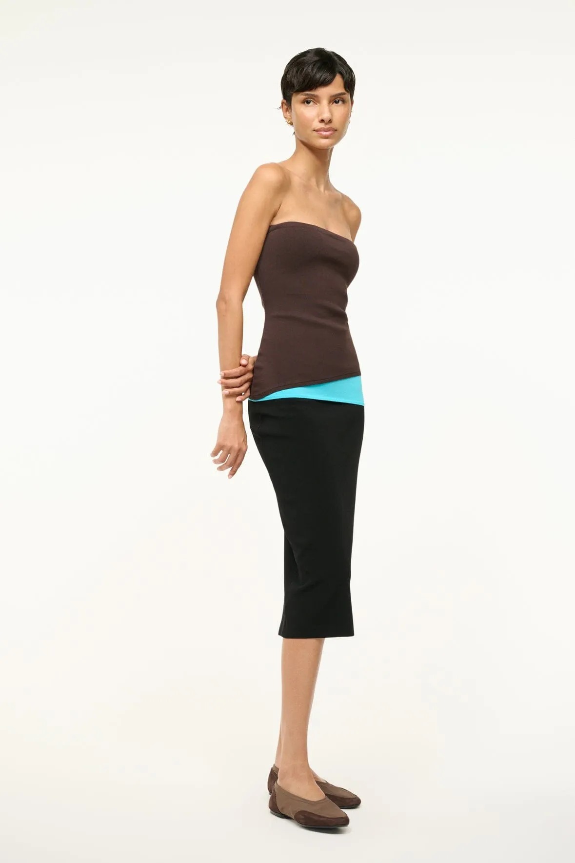 LA SERENA DRESS | EARTH AQUA BLACK