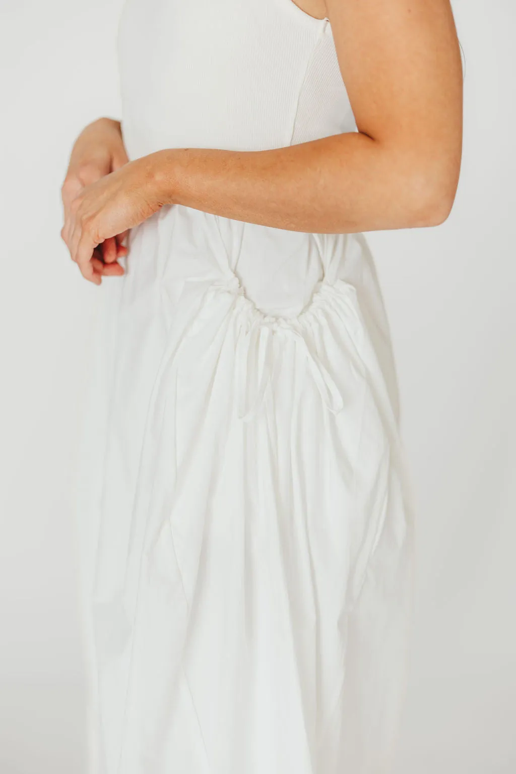 Lucca Midi Dress in Off-White