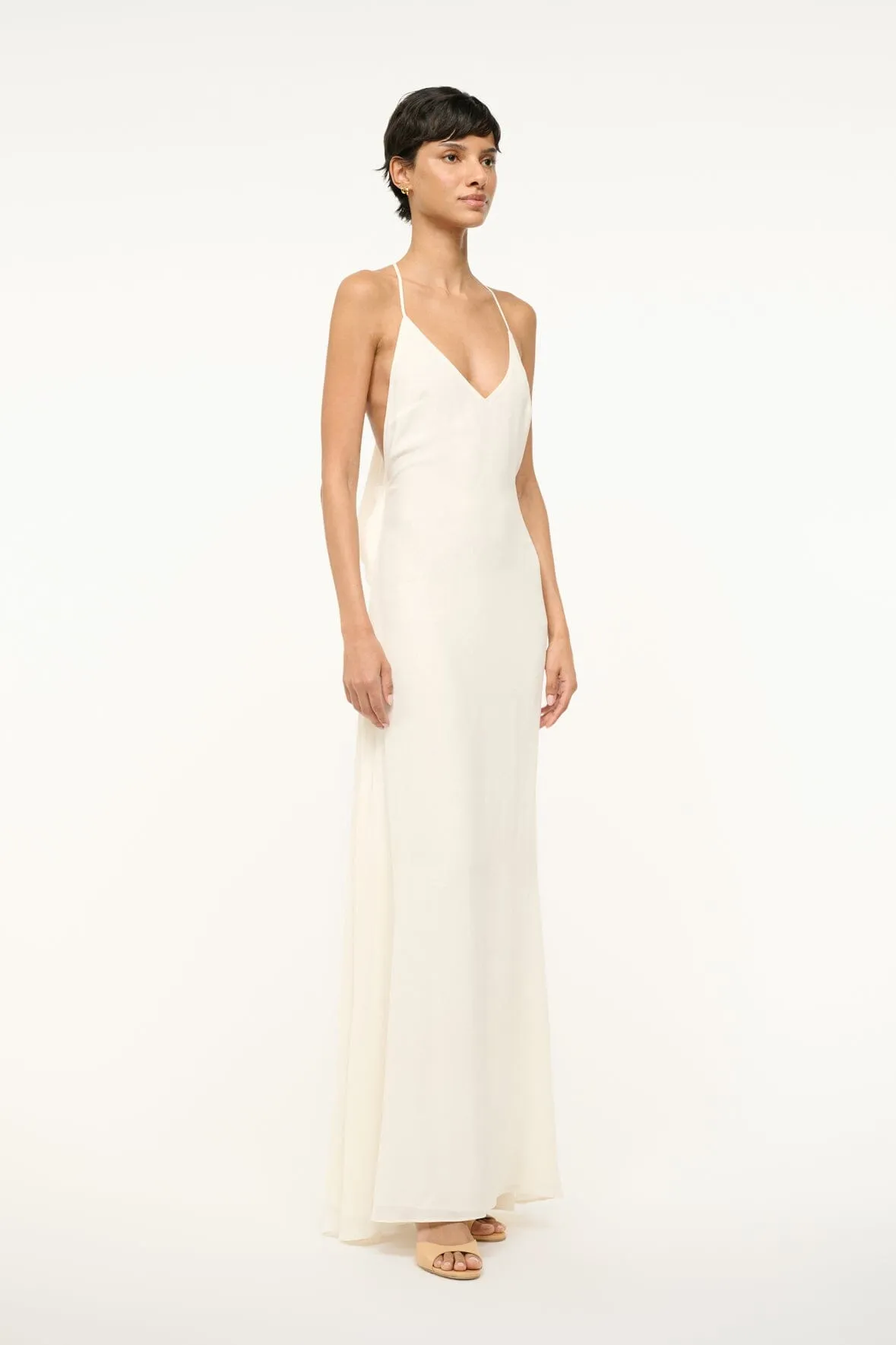 MACHU SILK DRESS | IVORY