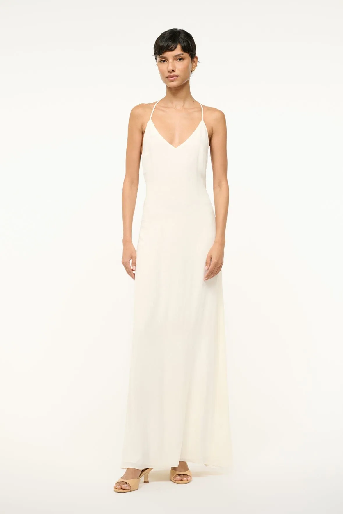 MACHU SILK DRESS | IVORY