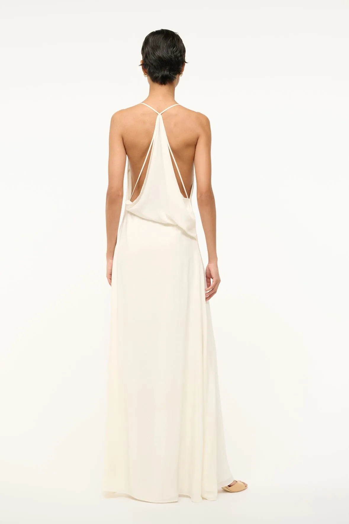 MACHU SILK DRESS | IVORY