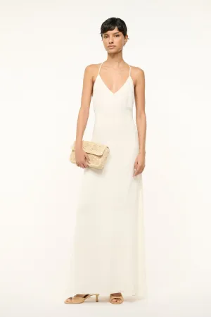 MACHU SILK DRESS | IVORY
