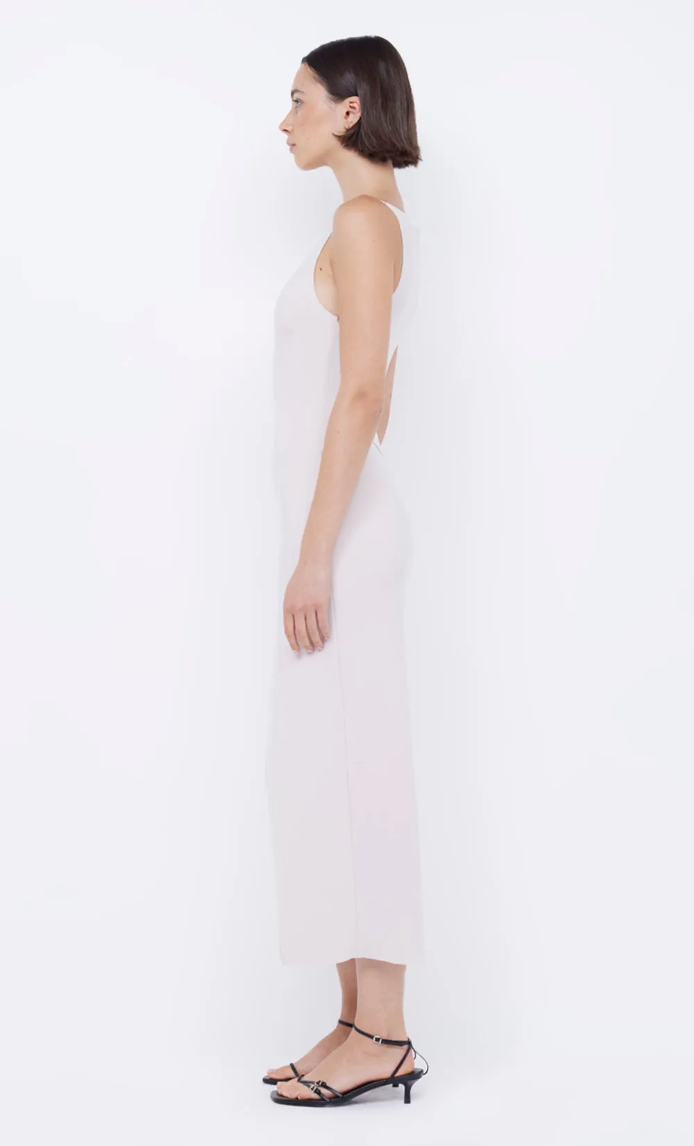MARIELLE SPLIT DRESS - VANILLA BEAN