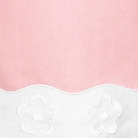 MIKA LINEN DRESS | FADED BLUSH WHITE