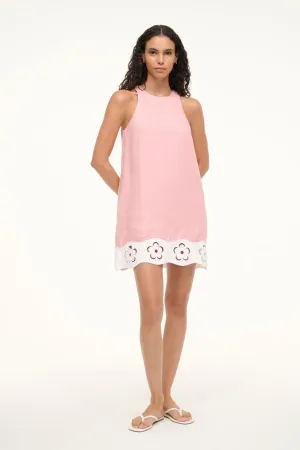 MIKA LINEN DRESS | FADED BLUSH WHITE