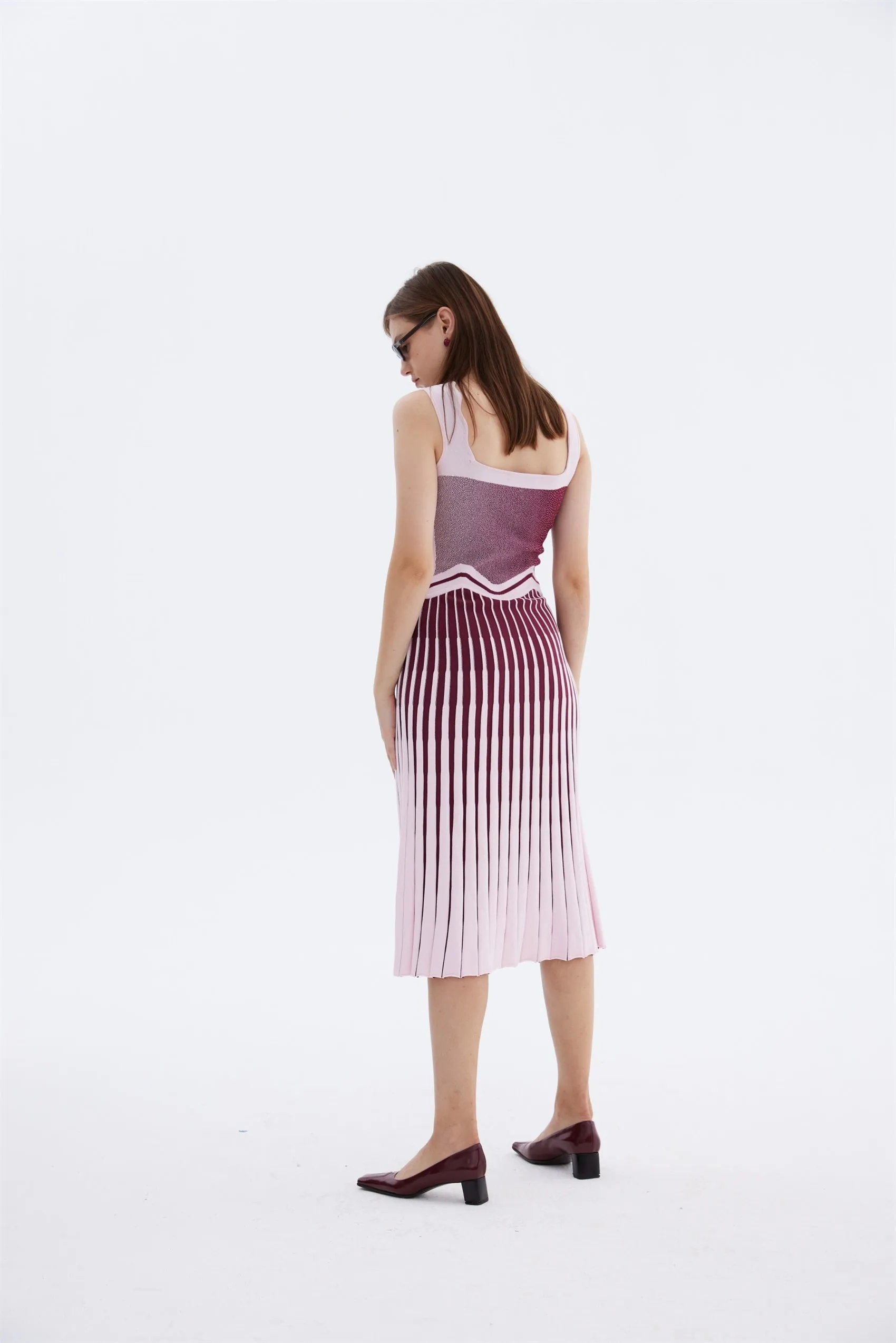 PARLOR WAVY TANK DRESS