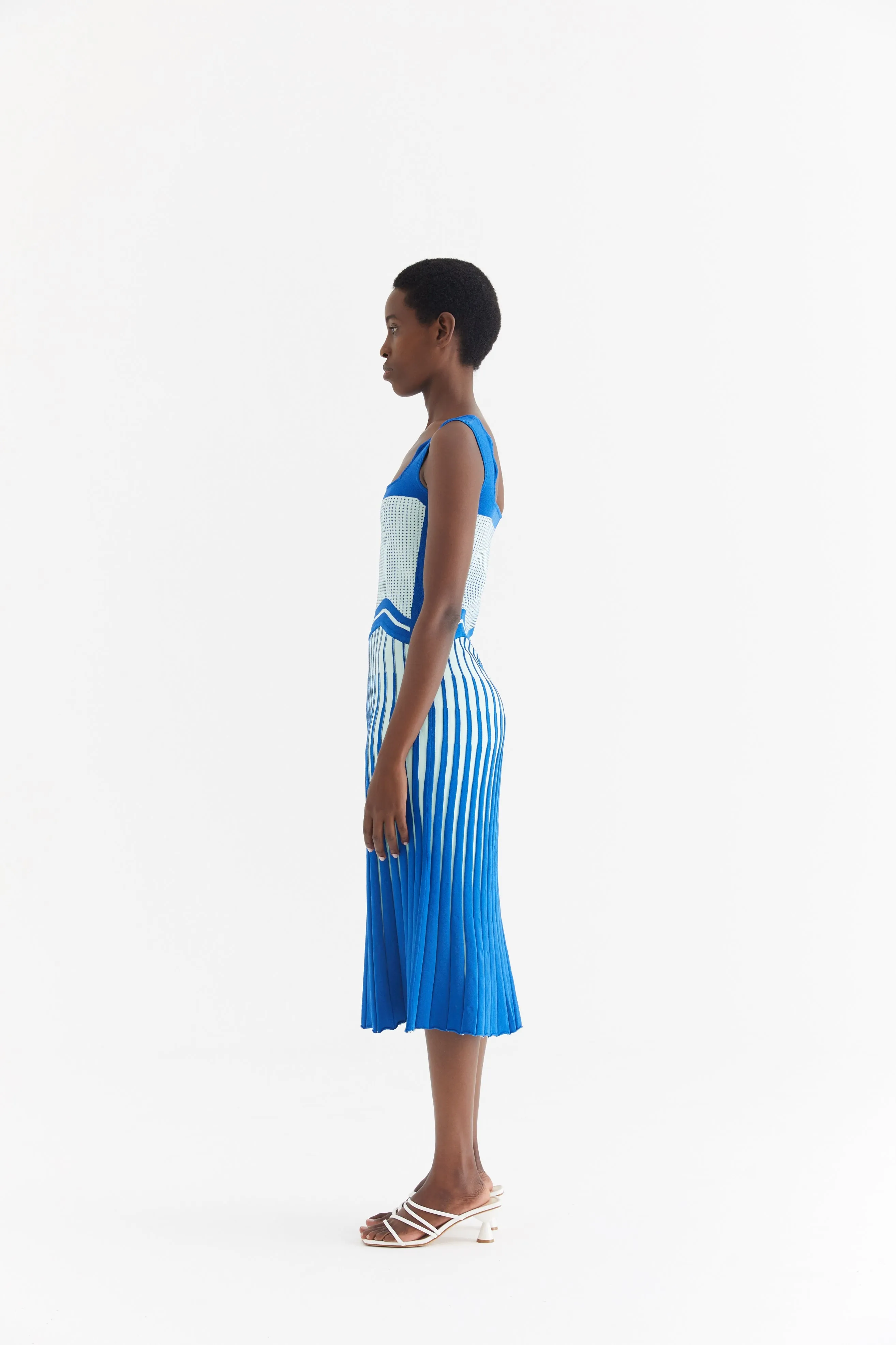 PARLOR WAVY TANK DRESS
