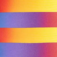 RAINBOW BANDAGE SCOOP TANK MINI DRESS