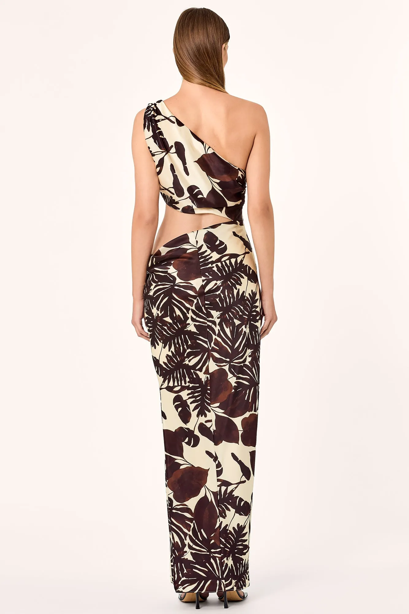 Raya Dress - Dark Chocolate Segovia Print