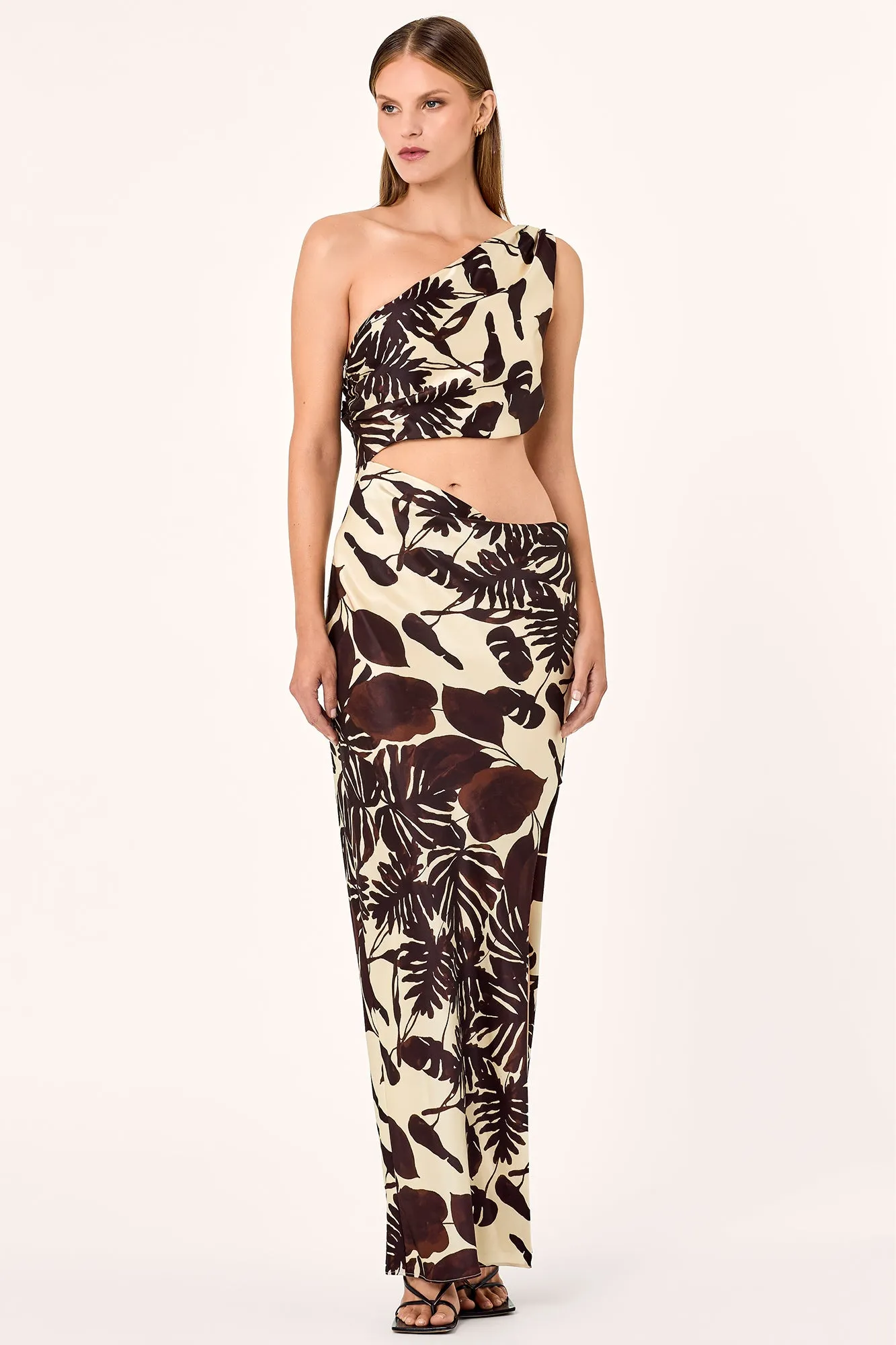 Raya Dress - Dark Chocolate Segovia Print
